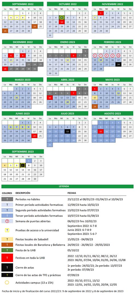 Uab Academic Calendar 2023